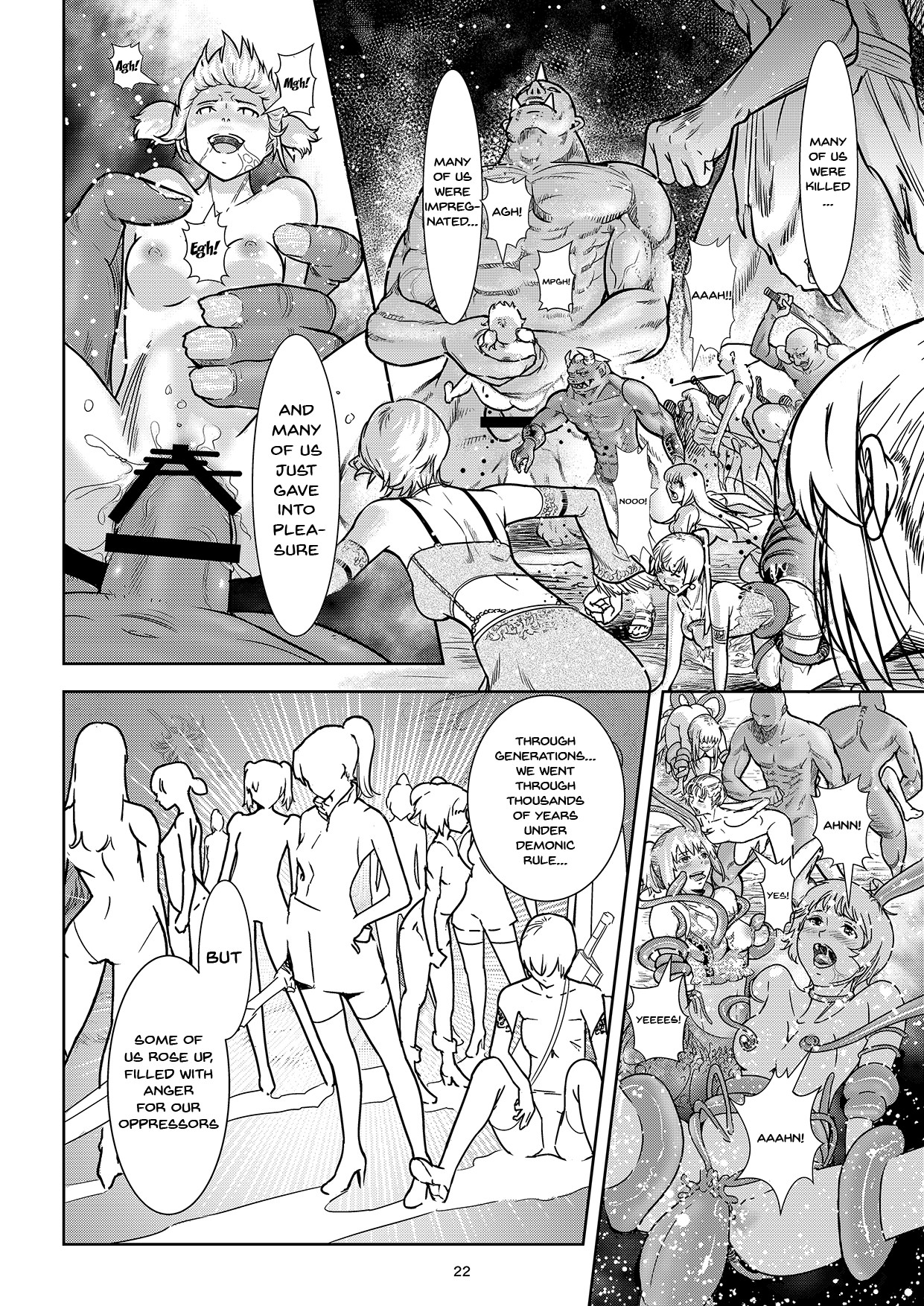 Hentai Manga Comic-Holy Warrior Freejia's Awakening Temptations-Read-21